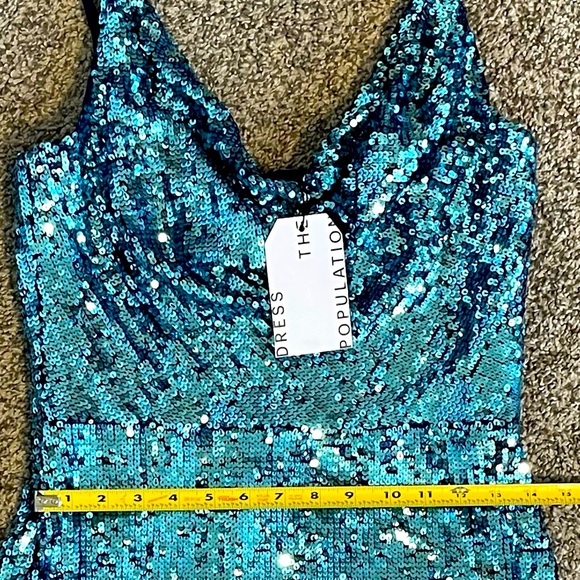 NWT Dress The Population Sequin Mini Dress - Picture 9 of 16